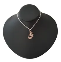 Comprar Cadena Y Dije Modelo Inicial G Calada Letra Palmer Plata 950