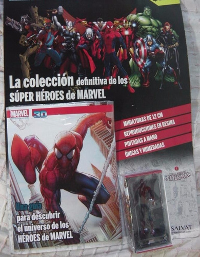 Figuras Marvel 3d N° 1 Spiderman, Nuevo.