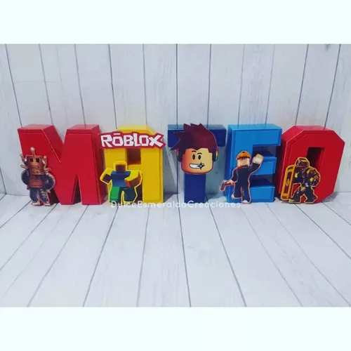 Kit 12 Centro de Mesa 15 cm Roblox