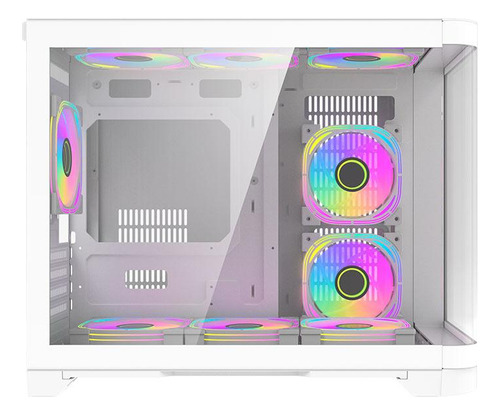 Gabinete Gamer Aigo Darkflash Arc1, Lateral De Vidro, Branco