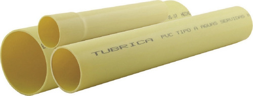 Tubo Pvc Agua Servida Sanitaria 4 Pulgadas 110mm 3m Tubrica
