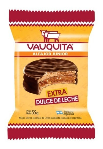 Alfajor Vauquita Junior 55g Pack X 24u