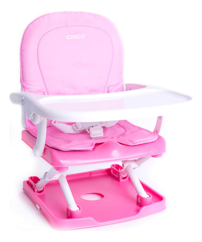 Cadeira De Refeição Portátil Pop Rosa Até 15kg Cosco Kids