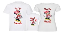 Comprar Camisetas Minnie Mouse Camisetas Familia Set X3 Personalizad