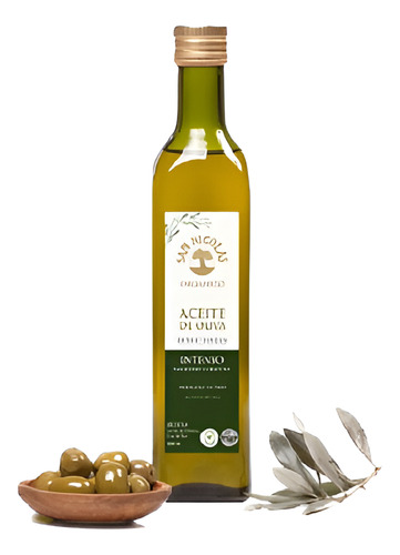 Aceite Oliva Ex/virgen Intenso Organico San Nicolas X 500cc