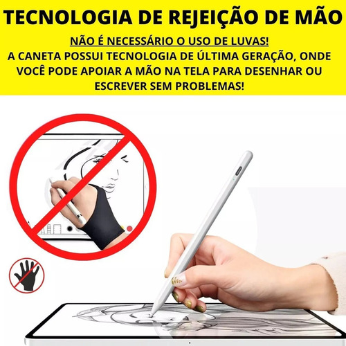Lápiz Capacitivo Con Rechazo De Palma Para iPad 9 Generación