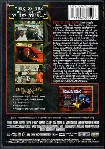 Dueños De La Calle Boyz N The Hood Ice Cube Pelicula Dvd