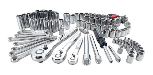 Imagen 2 de 5 de Juego Mecánico 135 Piezas En Mm Y Sae Craftsman Cmmt12024