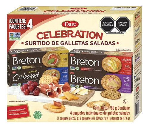 Dare, Surtido De Galletas Saladas 780g