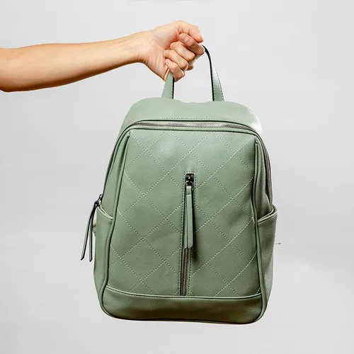 Mochila Theran - Lincoln's Color Menta Pastel Diseño de la tela Liso