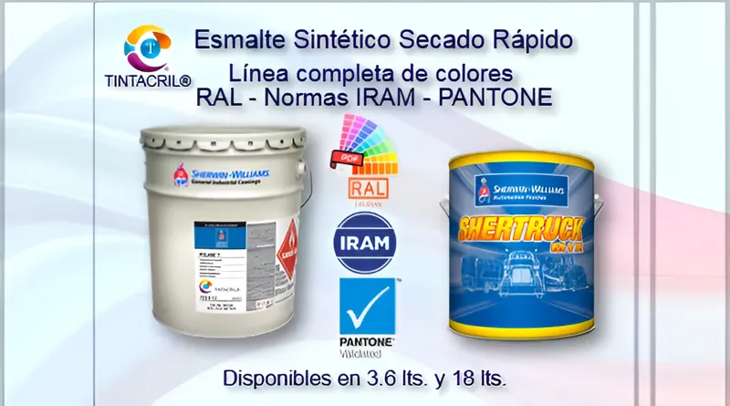 Pinturas Sintéticas de Secado Rápido