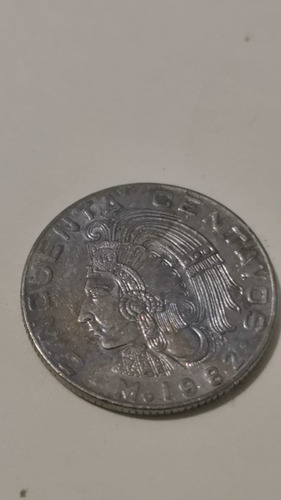 Moneda Cuauhtémoc 50 Centavos