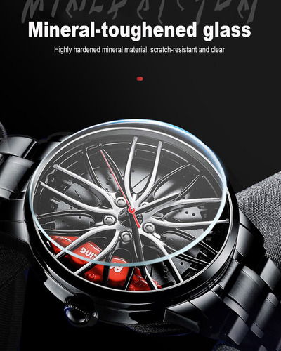 Relojes De Coche For Hombre: Diseño Deportivo De Acero Inox