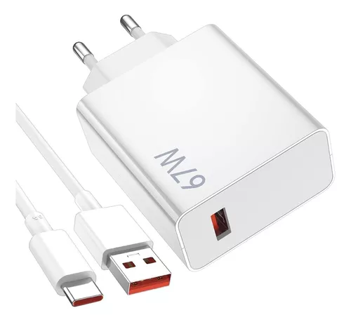 Comprar Cargador USB C de carga rápida de 67W para Xiaomi Mi 13 11