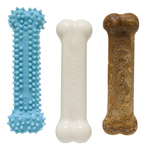 Nylabone Puppy Triple Pack  Juguete De Dentición Para Ca