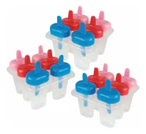 Comprar 6 Moldes De Plástico Para Paleta De Hielo 6 Cavidades