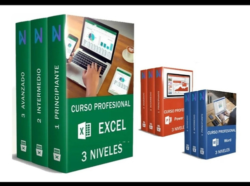 Curso Excel 3 Niveles Plantillas + Curso Power Point Y Word