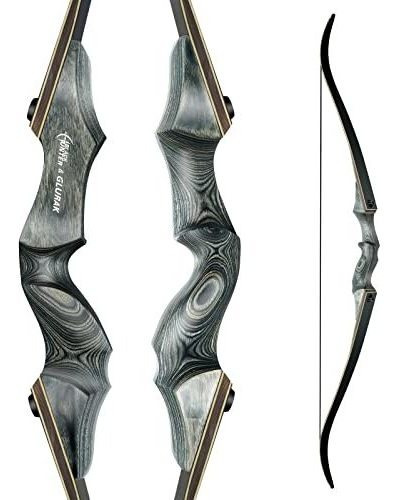 Arco Recurvo De Madera Y Fibra De Vidrio 50 Lbs Mano Izqda.