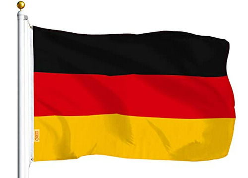 Bandera Alemania Ligera | Poliéster 100d | 3x5 Ft