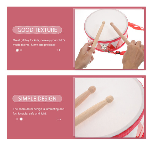 1 Juego De Tambores Para Niños Pequeños, Instrumento Musical