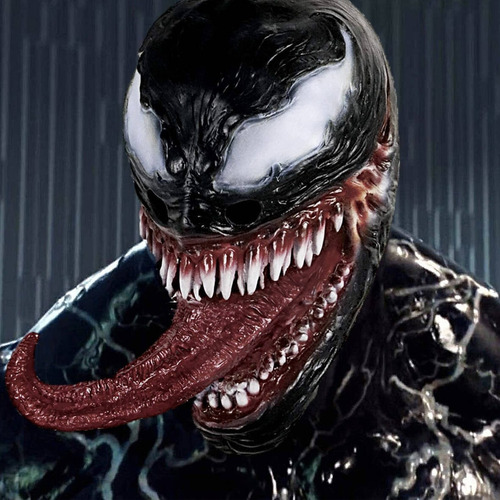 Cosplay Máscara Venom Cabeza Latex Disfraz Disfraces Terror