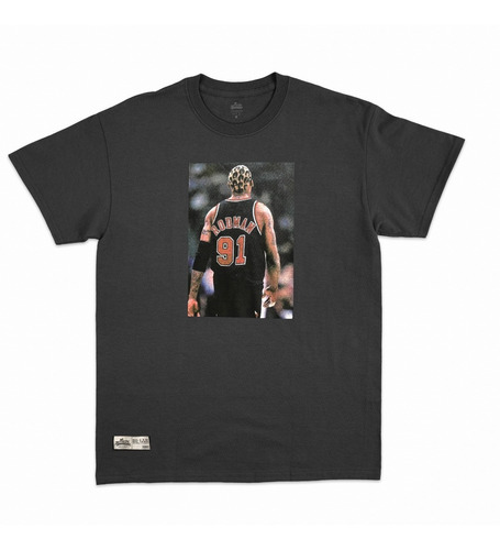 Playera - Dennis Rodman 91 Lucky Bastard Unisex Negra