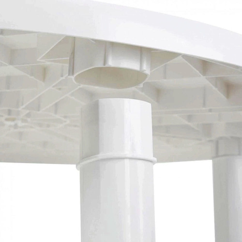 Imagem 6 de 9 de Kit Mesa Plástica Desmontável 90cm + 4 Cadeiras Poltrona
