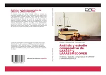 Comprar Libro: Análisis Y Estudio Comparativo De Laassp Y Análisis Y