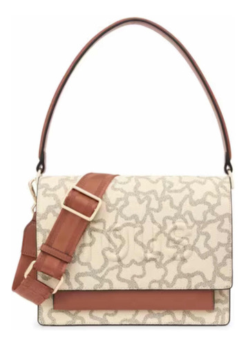 Bolsa Tous Beige Audree Kaos Icon Original Monogram Mediana (Reacondicionado)