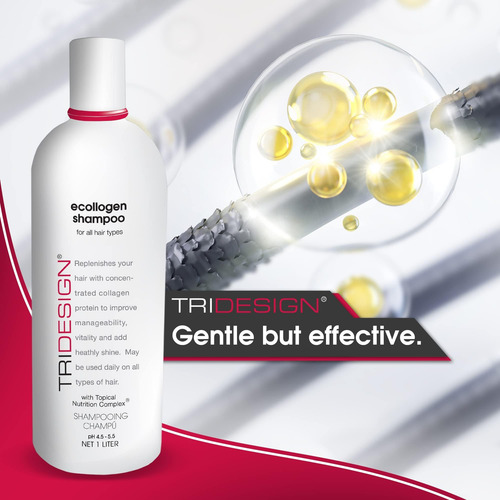 Tri Design Ecollogen Shampoo - ChampĂș Para Cabello Natural -