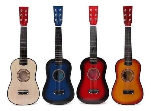 Guitarra Madera Para Niños 23¨ Original Identica A Real