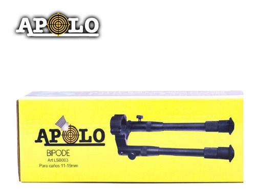 Imagen 2 de 10 de Bipode Para Caño De Rifle Profesional Apolo Extensible
