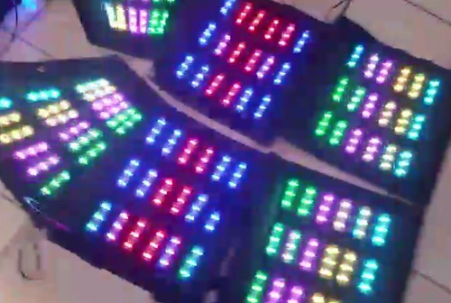 Traje Robot Led Depredador Pixel Con Rastas