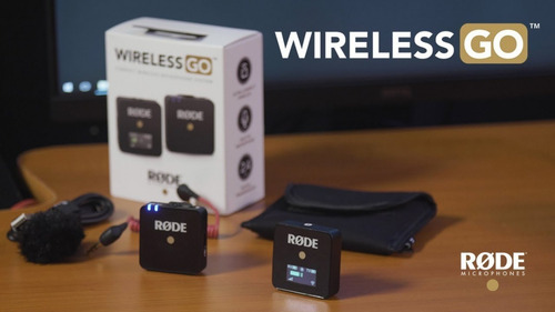 Micrófono Rode Wireless GO condensador omnidireccional negro
