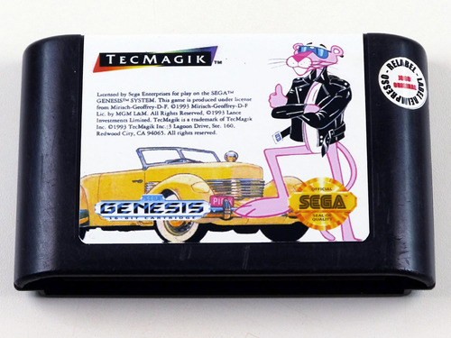 Pink Goes To Hollywood Original Sega Mega Drive