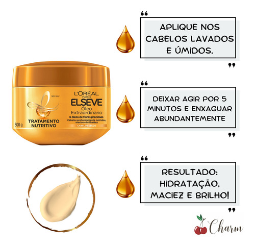 Kit Oleo Extraordinário Elseve Loreal Paris Banho De Brilho