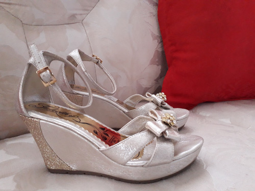 Zapato De Fiesta Para Dama, Calzado Elegante Talla 36 Bello!