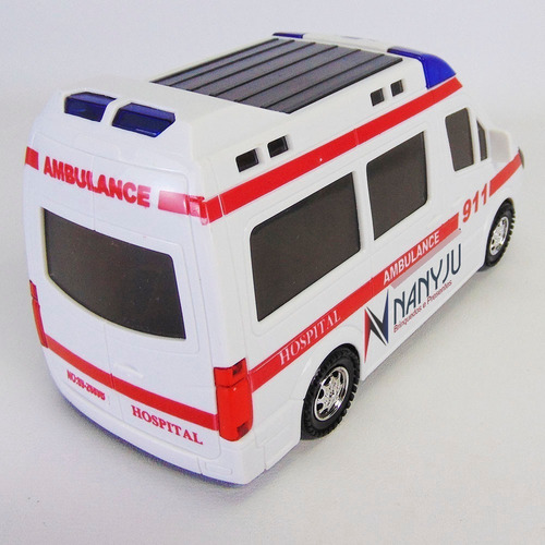 Carrito de juguetes de emergencia Ambulance Knocks Around Sound Light