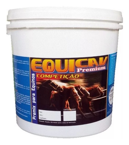 Equicav Premium Competição Com Creatina Cavalo Agrocave 2kg.