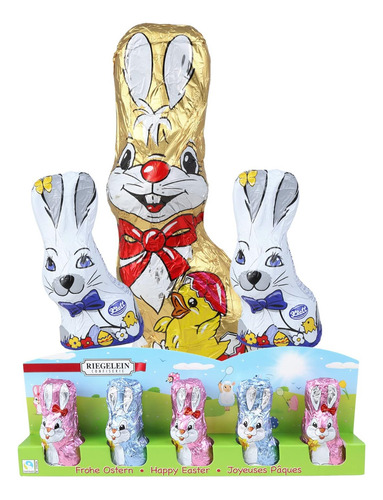 Conejo De Pascua De Chocolate Con Leche, Conejitos Huecos Go