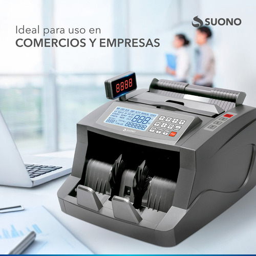 Máquina Contadora De Billetes Suono Acc-0059 Visor Extern
