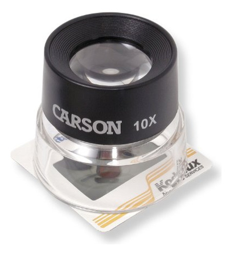 Carson Lumiloupe 10x Lupa Con Soporte Eléctrico (ll-10), Neg