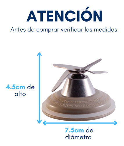 Aspa Para Licuadora Compatible Black And Decker