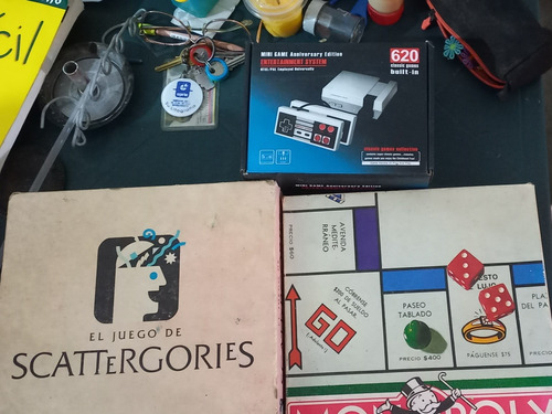 Set Juegos Monopoly, Nintendo , Escrable Perfecto Estado 