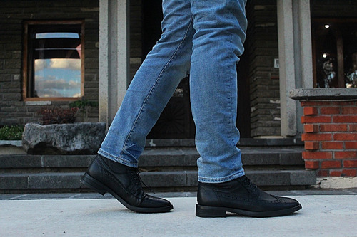 Imagen 2 de 6 de Zapato Chelsea Bostoniano De Hombre Fina Piel Vacuno