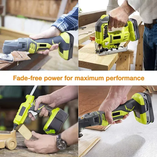Kit Cargador De Baterías Compatible Con Ryobi One+ 18v