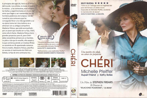 Cheri Dvd Michelle Pfeiffer Kathy Bates Rupert Friend