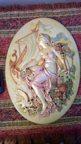 Bellisima Imagen Figura Farmacéutica Diosa Sobre Relieve