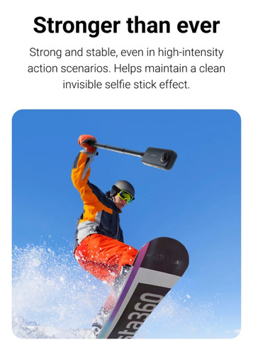 Palo invisible para selfies Insta360 de 72 cm