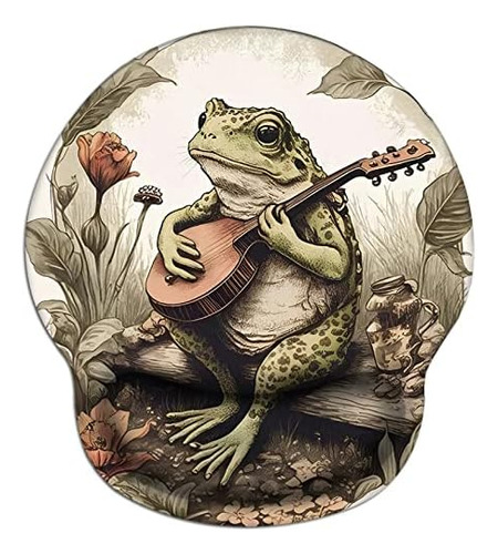 Jakayla Hippie Frog - Alfombrilla De Ratón Con Soporte Para 